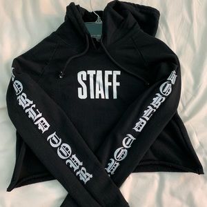 Purpose World Tour cropped hoodie